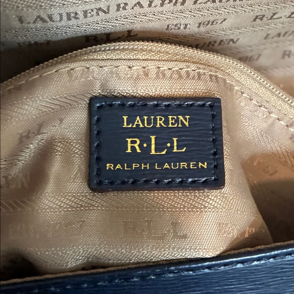 Ralph Lauren Midnight Blue Leather Bag - Picture 4 of 6